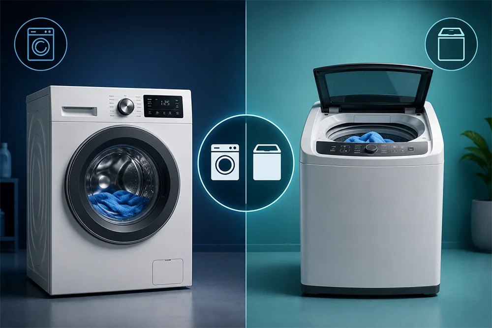 Abertura Frontal (Front Load) ou Superior (Top Load): Qual a diferença e qual escolher?