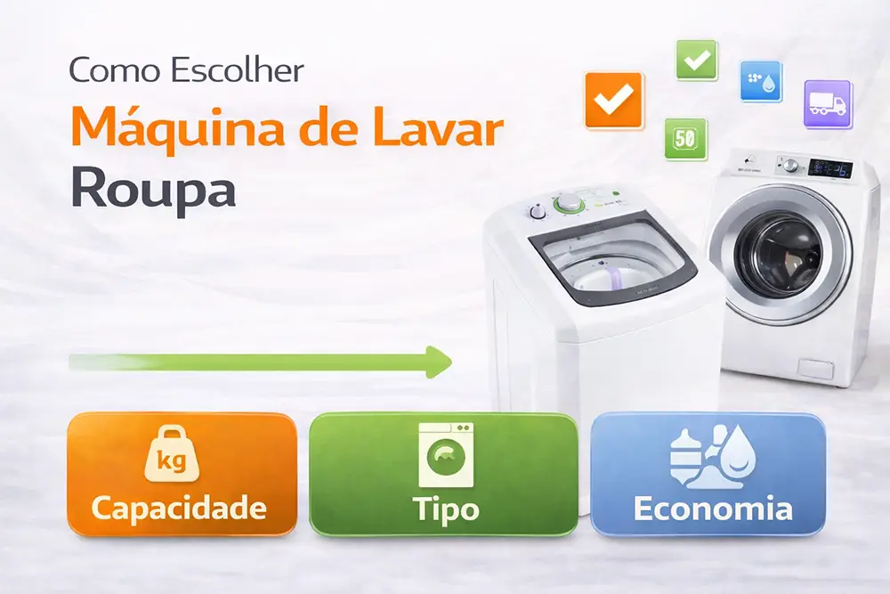 Como Escolher Máquina de Lavar Roupa