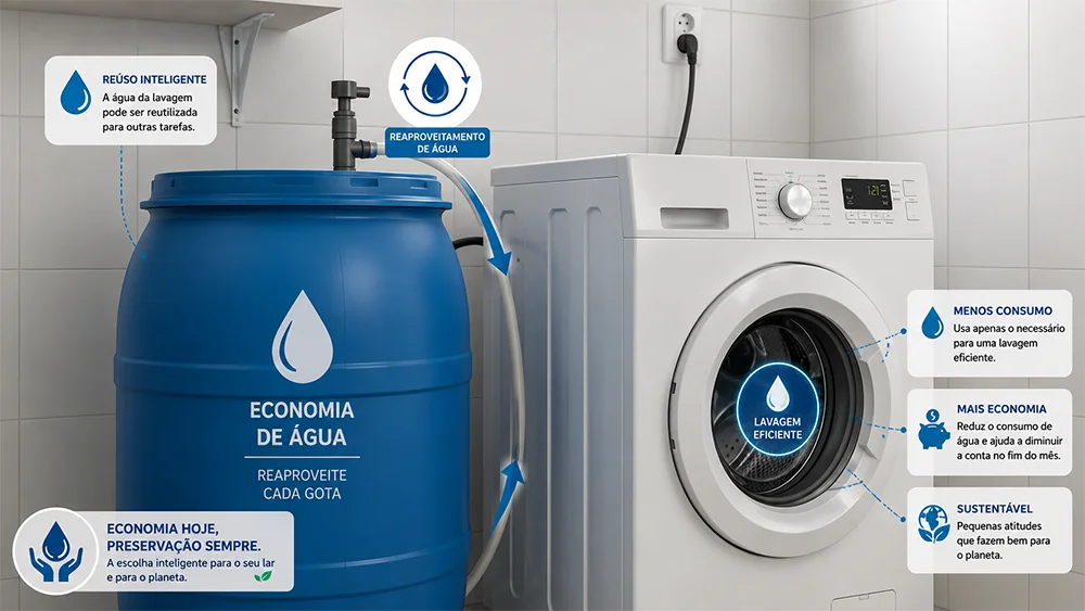Como economizar agua na máquina de lavar - 10 Dicas para reduzir a conta