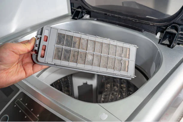 Como limpar filtro da máquina de lavar?