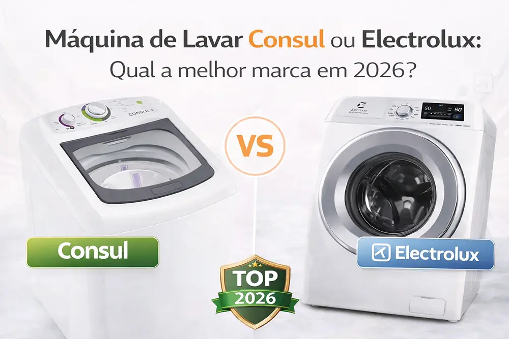 Máquina de Lavar Consul ou Electrolux-Qual a melhor marca em 2026