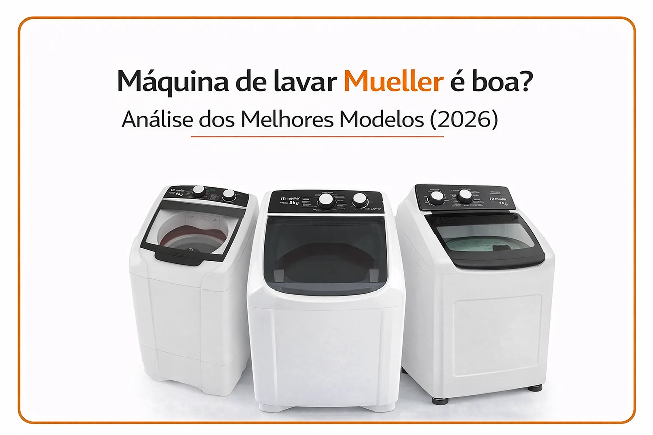 Máquina de lavar Mueller é boa