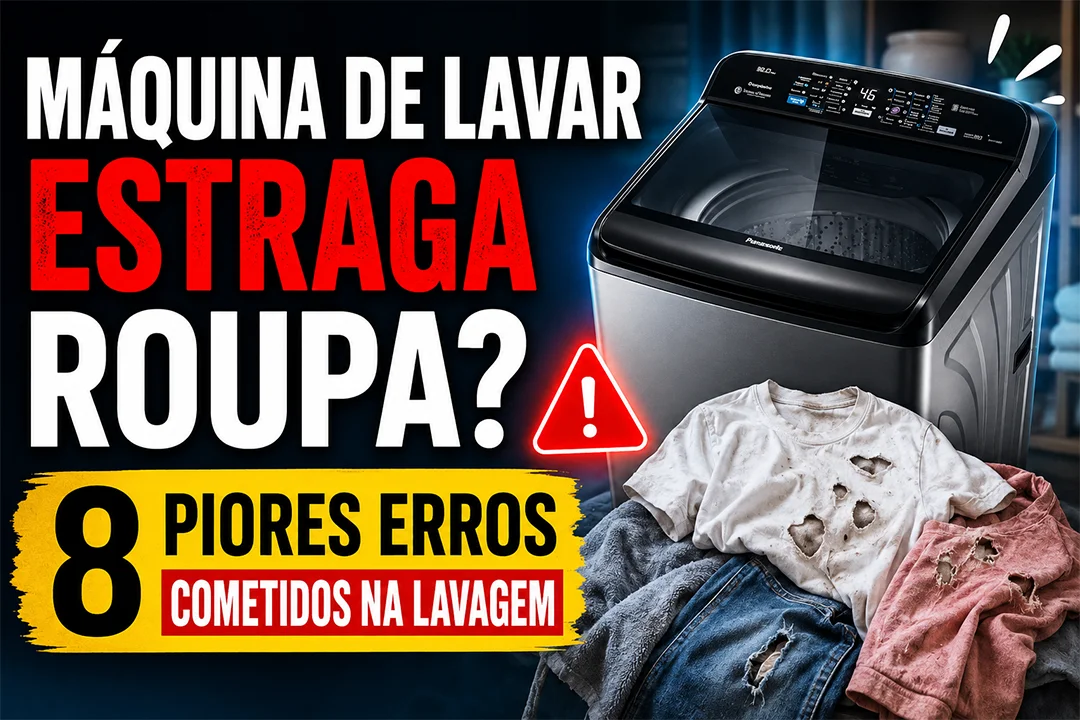 Máquina de lavar estraga roupa? 8 Piores erros cometidos na lavagem