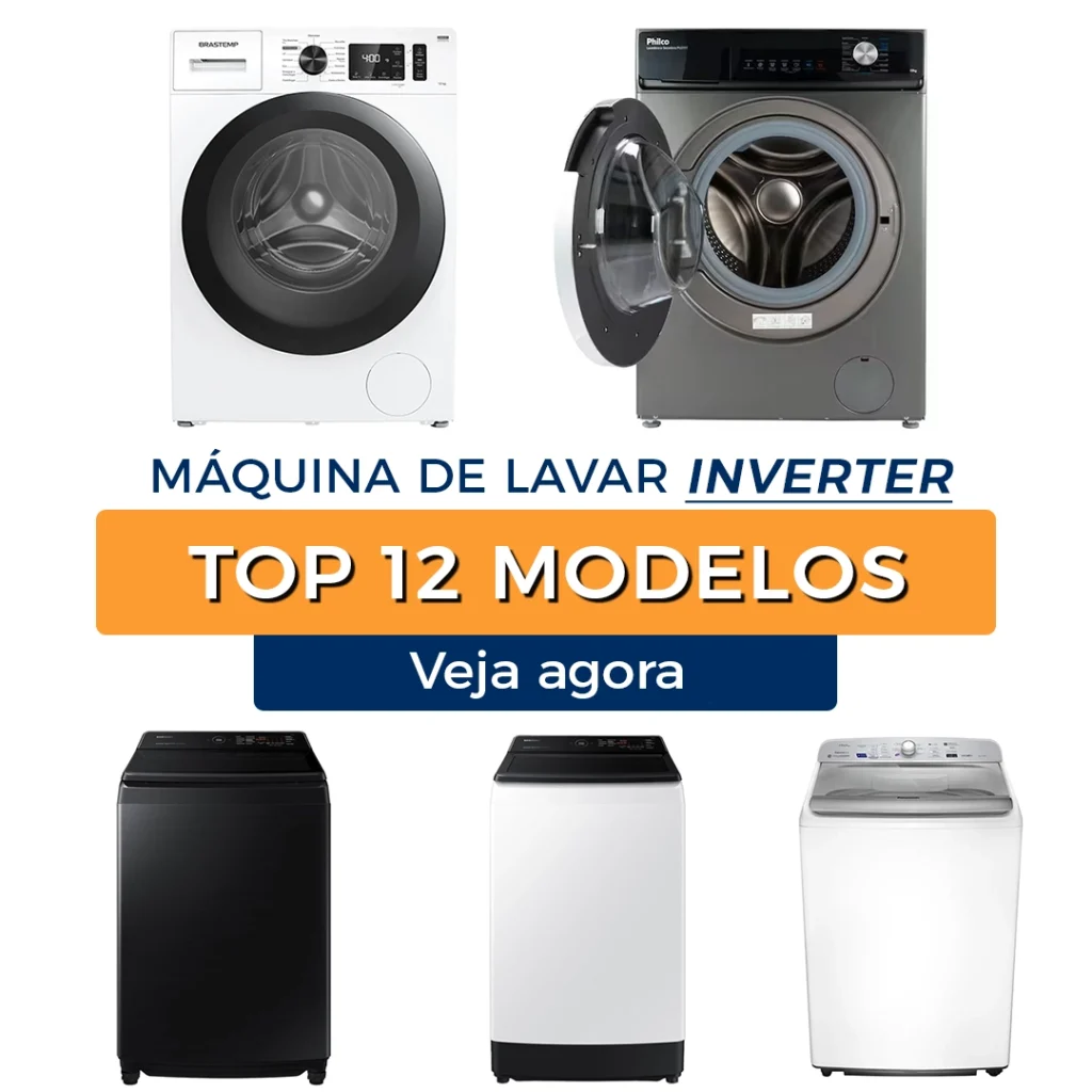 Melhor máquina de lavar Inverter: 12 modelos Top de Linha 2026