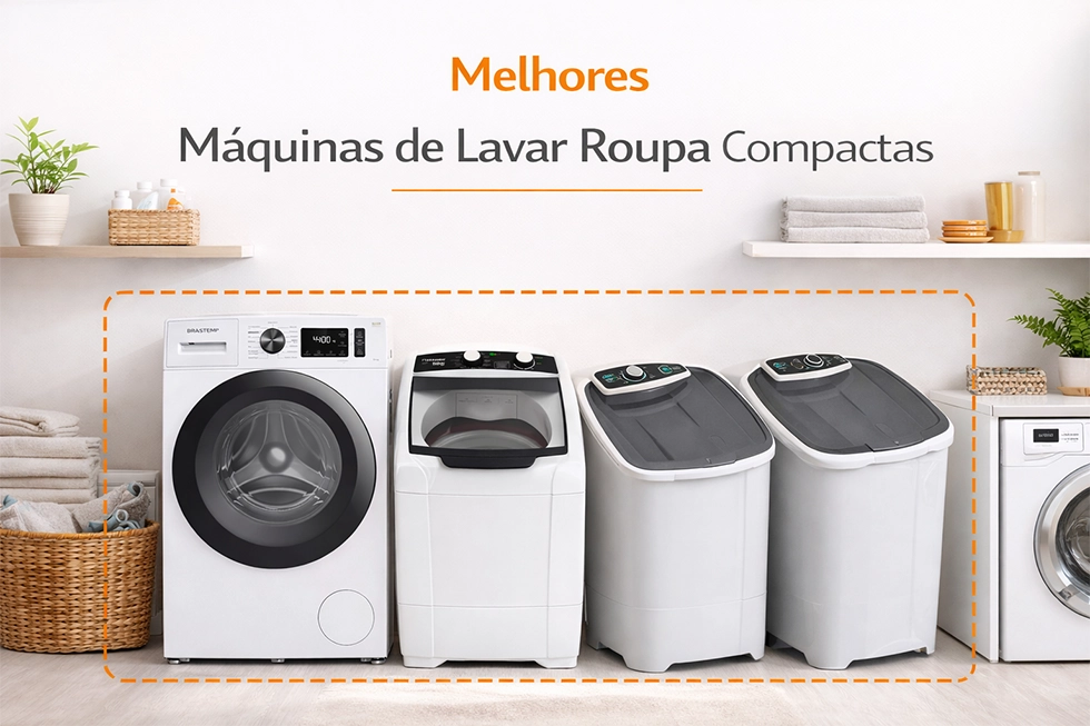 Melhores Máquinas de Lavar Roupa Compactas 