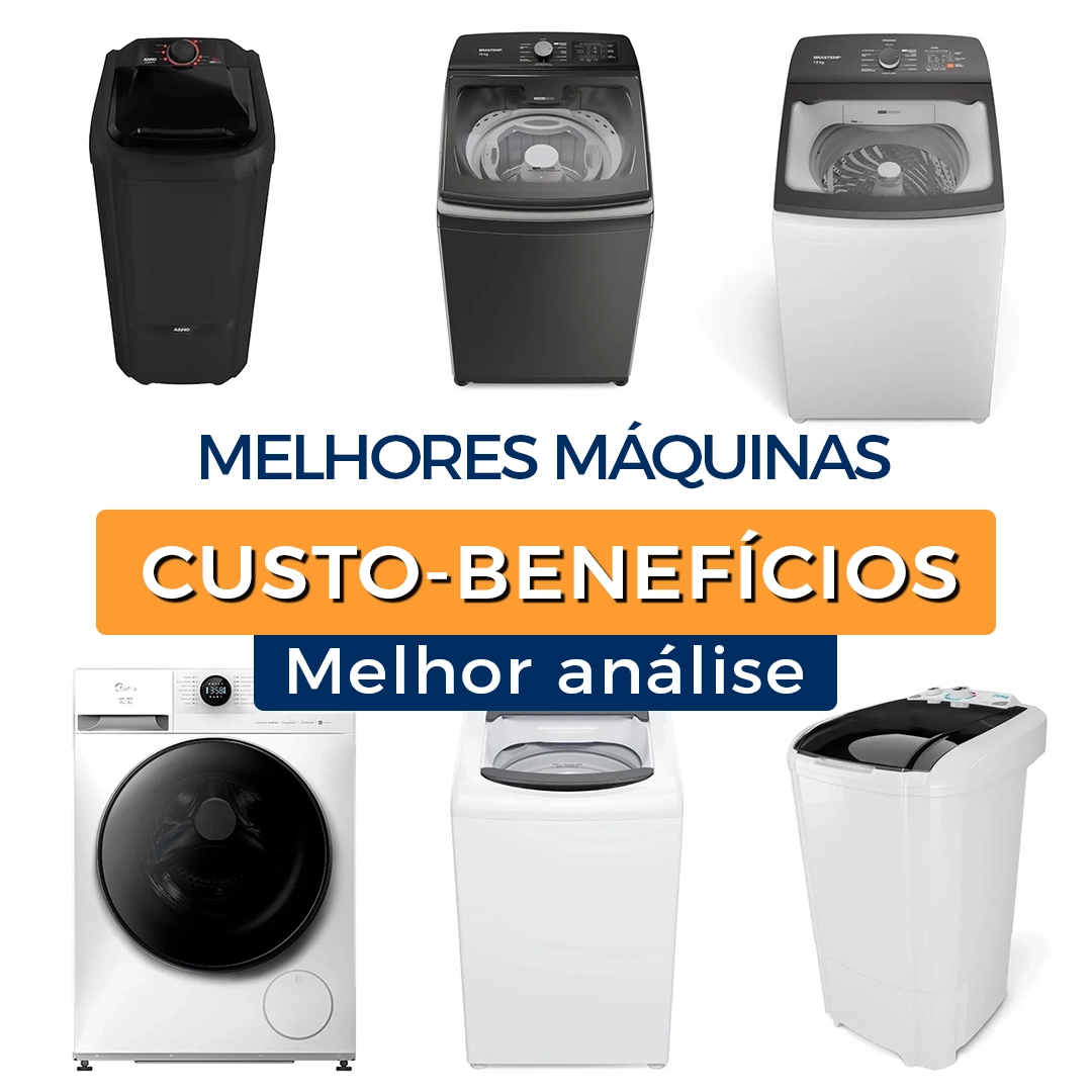 Melhores maquinas de lavar roupa custo beneficio