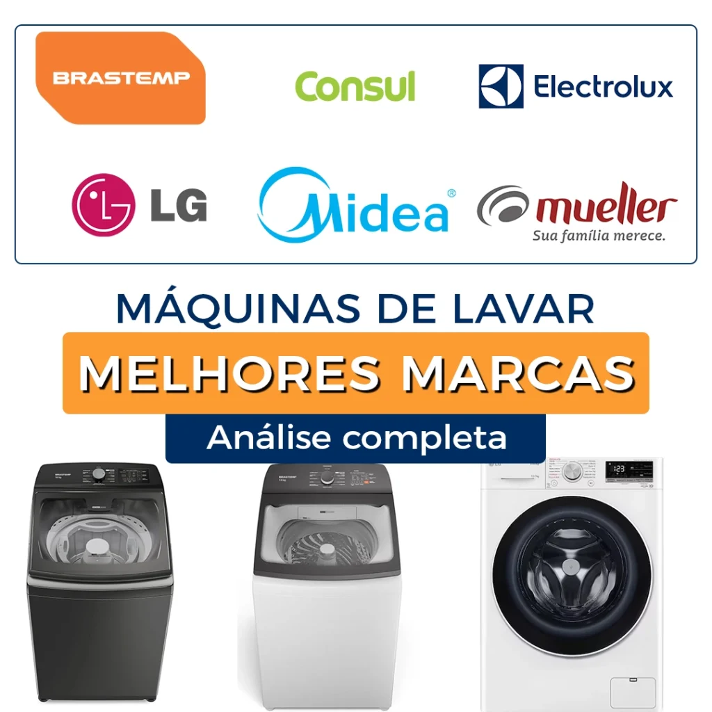 Qual é a melhor marca de máquina de lavar