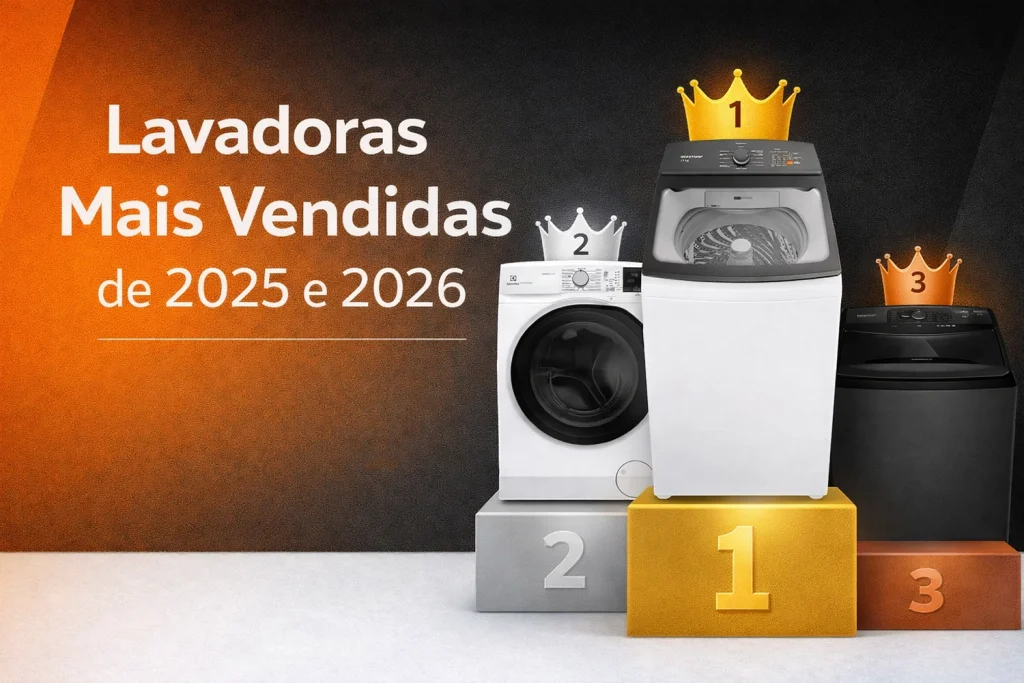 Lavadoras Mais Vendidas de 2025 e 2026